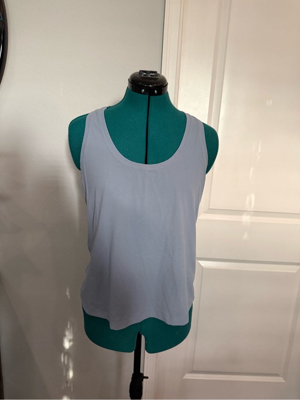 Lululemon Light Blue Scoop Neck Tank Top - Women